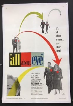 All About Eve (1951) - Original One Sheet Movie Poster