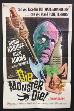 Die Monster Die (1965) - Original One Sheet Movie Poster