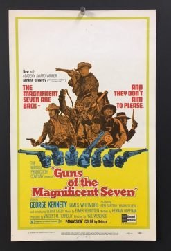 Guns of the Magnificent Seven (1969) - Original Window Card Movie Poster