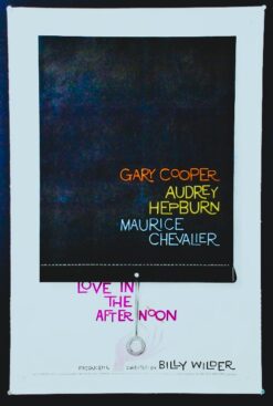 Love in the Afternoon (1957) - Original One Sheet Movie Poster