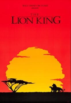 The Lion King (1994) - Original Disney International One Sheet Movie Poster