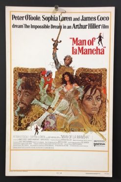 Man of La Mancha (1972) - Original Window Card Movie Poster