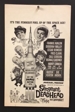 Sergeant Deadhead (1968) - Original Window Card Movie Poster