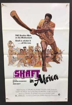 Shaft In Africa (1973) - Original One Sheet Movie Poster