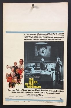 Shoes of the Fisherman (1968) - Original Window Card Movie Poster