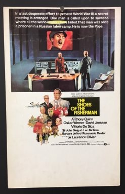 Shoes of the Fisherman (1968) - Original Window Card Movie Poster