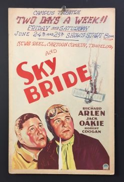 Sky Bride (1932) - Original Window Card Movie Poster