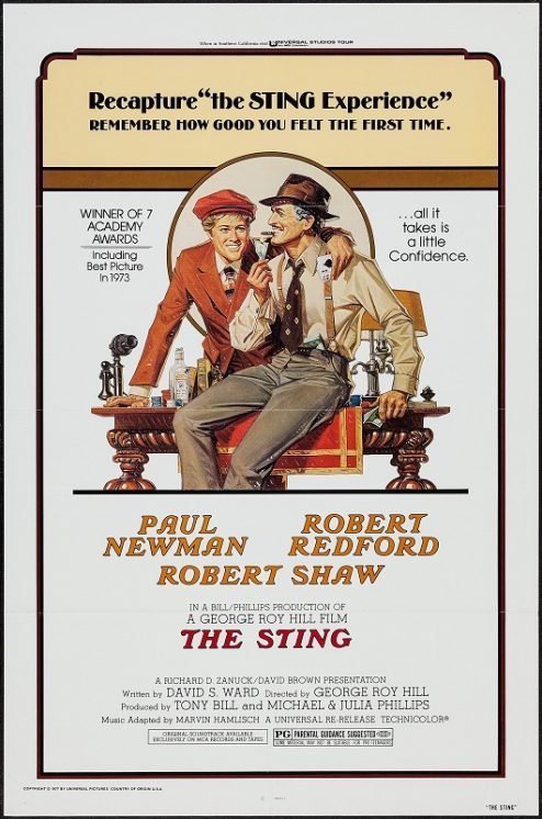 The Sting (1977) – Original One Sheet Movie Poster – Hollywood Movie ...