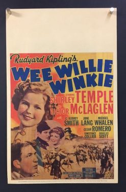 Wee Willie Winkie (1937) - Original Window Card Movie Poster