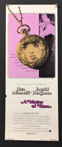 A Matter of Time (1976) - Original Insert Movie Poster