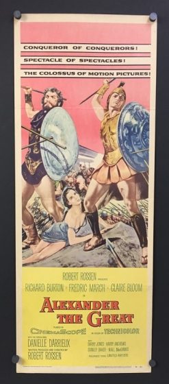 Alexander the Great (1956) - Original Insert Movie Poster