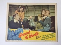 Around the World (1943) - Original Lobby Card Movie Poster