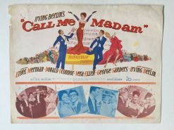 Call Me Madam (1953) - Original Title Card Movie Poster