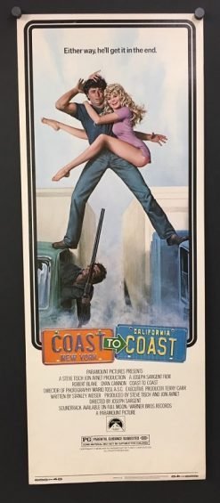 Coast To Coast (1980) - Original Insert Movie Poster