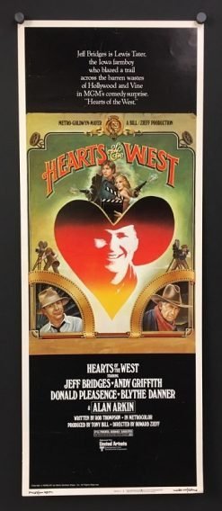 Hearts of the West (1975) - Original Insert Movie Poster