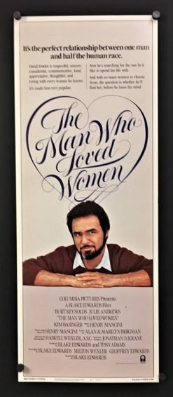 Man Who Loved Women (1983) - Original Insert Movie Poster