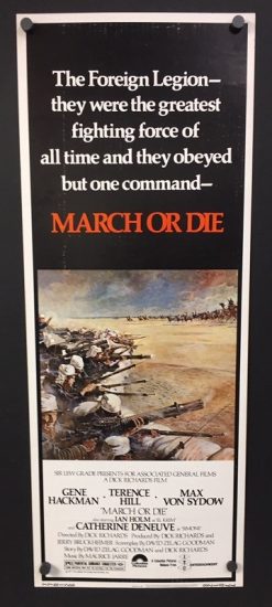 March Or Die (1977) - Original Insert Movie Poster