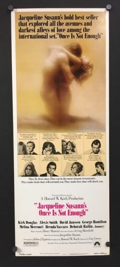 Once Is Not Enough (1975) - Original Insert Movie Poster