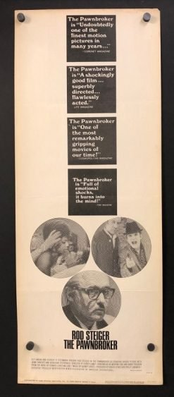 The Pawnbroker (1965) - Original Insert Movie Poster