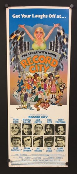 Record City (1977) - Original Insert Movie Poster