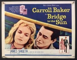 Bridge To the Sun (1961) - Original Half Sheet Movie Poster