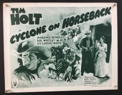 Cyclone On Horseback (1953) - Original Half Sheet Movie Poster