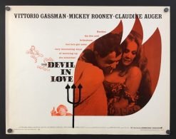 The Devil In Love (1968) - Original Half Sheet Movie Poster