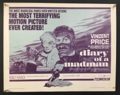 Diary Of A Madman (1963) - Original Half Sheet Movie Poster