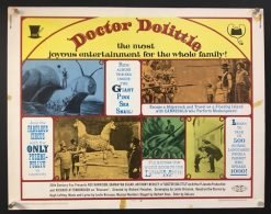 Doctor Doolittle (1968) - Original Half Sheet Movie Poster