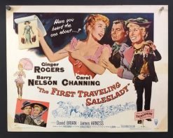 The First Traveling Saleslady (1956) - Original Half Sheet Movie Poster