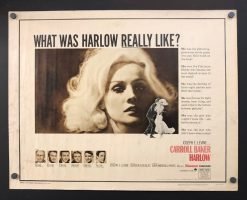 Harlow (1965) - Original Half Sheet Movie Poster