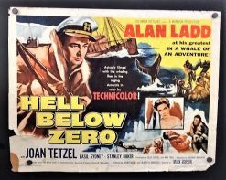 Hell Below Zero (1954) - Original Half Sheet Movie Poster
