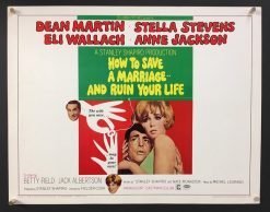 How To Save A Marriage and Ruin Your Life (1968) - Original Half Sheet Movie Poster