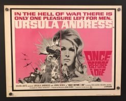 Once Before I Die (1965) - Original Half Sheet Movie Poster