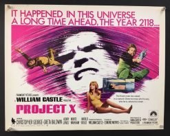 Project X (1968) - Original Half Sheet Movie Poster