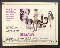 Sebastian (1968) - Original Half Sheet Movie Poster