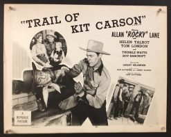 Trail of Kit Carson (1954) - Original Half Sheet Movie Poster