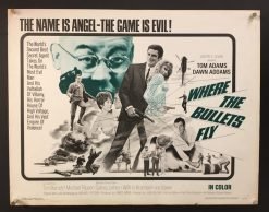 Where the Bullets Fly (1965) - Original Half Sheet Movie Poster