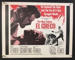 Man Called El Greco (1966) - Original Half Sheet Movie Poster