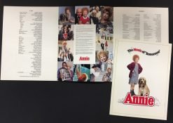 Annie (1982) - Original Movie Program