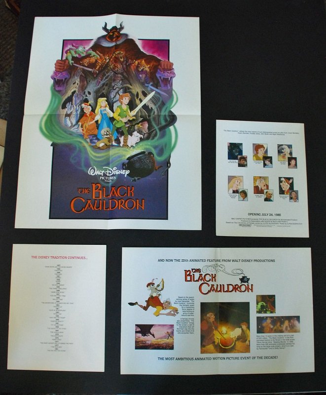 the black cauldron movie poster