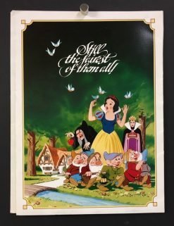 Snow White (R1987) - Original Disney Press Kit Cover