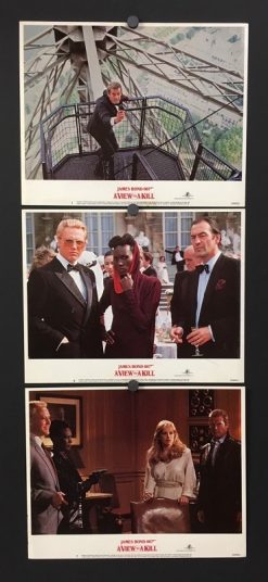 A View To A Kill (1985) - Original James Bond Lobby Card(s) Movie Poster