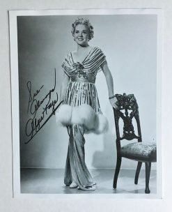 Alice Faye Autograph