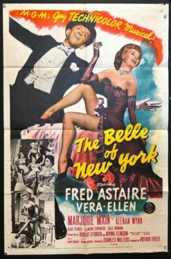 Belle Of New York (1952) - Original One Sheet Movie Poster
