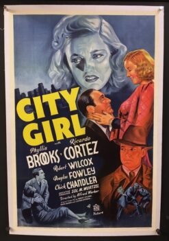 City Girl (1938) - Original One Sheet Movie Poster