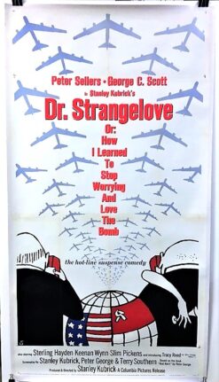 Dr. Strangelove (1964) - Original Three Sheet Movie Poster