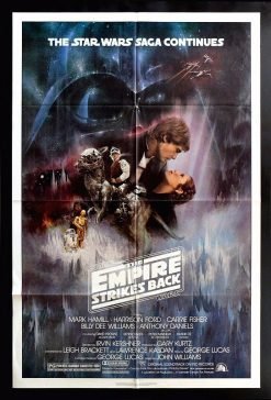 Empire Strikes Back, Star Wars (1980) - Original One Sheet Movie Poster