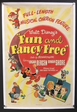 Fun and Fancy Free (1947) - Original One Sheet Movie Poster