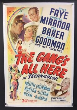The Gang's All Here (1949) - Original One Sheet Movie Poster